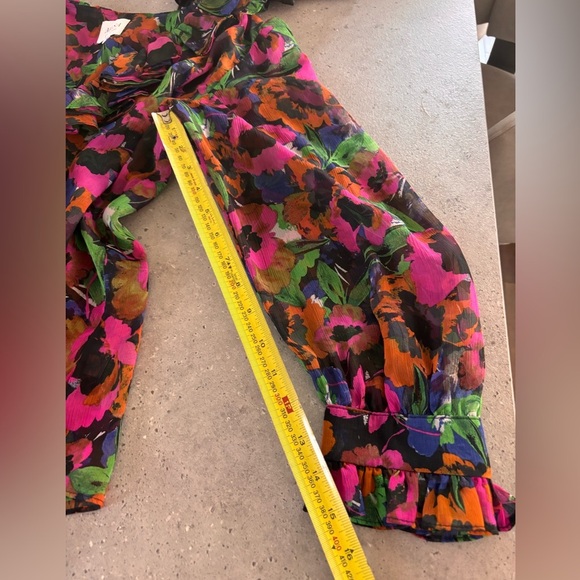 Misa Floral Ruffle Blouse - Multicolor - Picture 8 of 8